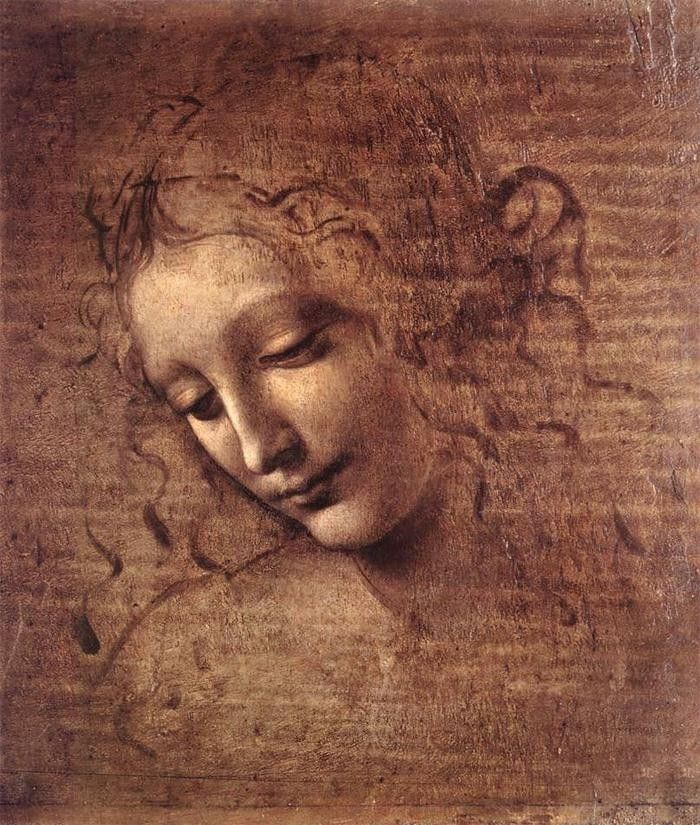 Leonardo da Vinci The Lady of the Dishevelled Hair